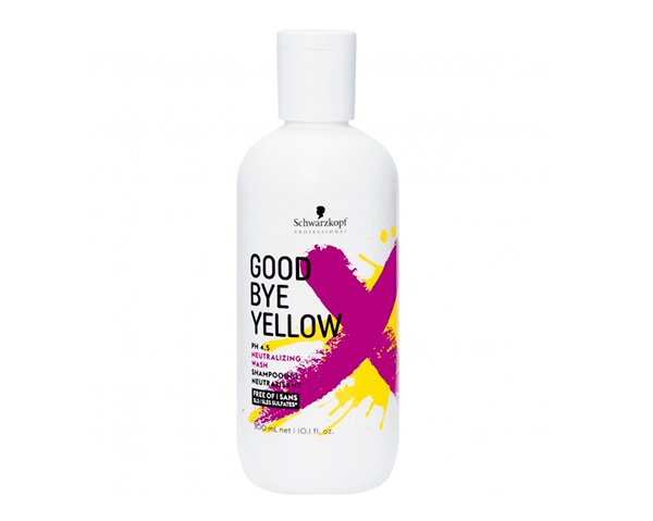 Потужний: високопігментовані нейтралізує шампунь Goodbye Yellow, Schwarzkopf Professional
